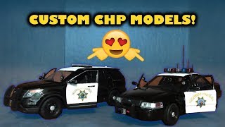 Custom 1:24 scale California Highway Patrol model cars!