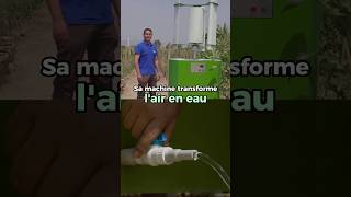 Sa machine transforme l’air en eau #innovation