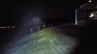 FITORCH M30R 1800 lumens 338 meters beam distance. In the DARKNESS