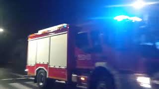 przejazd alarmowy 🚨 JRG ANDRYCHÓW 🚒 552[K]21 do pomocy ZRM 🚑