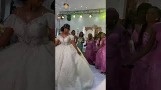 Bride And Bridal Train Gave Us A Show/ Most Beautiful Bride In Lagos Nigeria #bridemaids #weddings