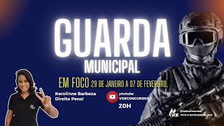 Concursos Guarda Municipal: Aulão de Direito Penal