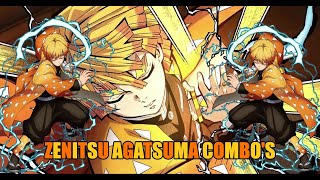 ⚡Zenitsu Combo's⚡ Demon Slayer Hinokami Chronicle