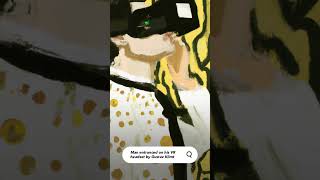 Asking AI to create a Gustav Klimt painting of man entranced in VR headset. #ai #art #short