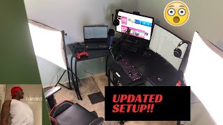 MY $3000 YOUTUBE & STREAMING SET UP IS FINALLY COMPLETE!! GREAT START UP FOR SMALLER CHANNELS