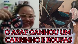 O ASAF GANHOU UM CARRINHO E MAIS ROUPINHAS.