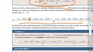 Medidas de dispersión. Estadística unidimiensional.