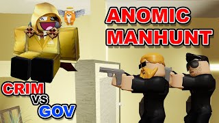 ANOMIC MANHUNT Criminal VS Government (Roblox Anomic)