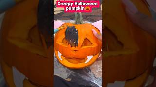 Making a very scary Halloween pumpkin