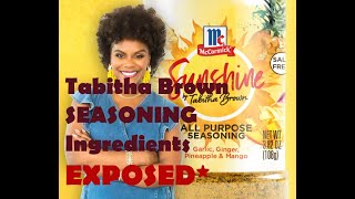 Tabitha Brown Sunshine Seasoning Exposed for Being UnHealthy With Natural Flavors And Spices