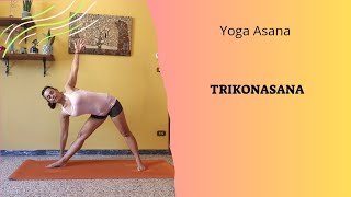 Yoga Asana - TRIKONASANA