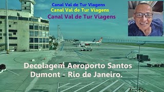 Decolagem e pouso Latam Rio de Janeiro x Vitória. Voo 3187 Aeroporto Santos Dumont a Eurico Sales.