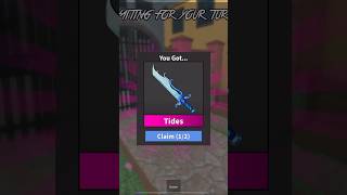 Trading Icebeam for Tides and Splitter in Roblox Mm2