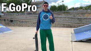 MI PRIMER DIA de SKATE - ¿SE ROMPE la GoPro Hero 8?