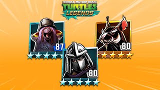 TMNT Legends Shredder Classic, Splinter, Pigeon Pete