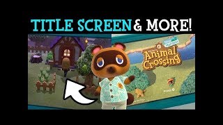 Animal Crossing New Horizons New Commercial Analysis! TITLE SCREEN!?