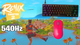 SteelSeries Apex Pro Mini ASMR 🤩 Solo Gameplay 🥇 Satisfying Keyboard Fortnite 240 FPS 4K