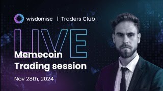 Live memecoin trading session, 28th of November