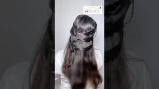 تسريحة الشعر سهلة جداً  للطلعة🎀🥲/#تسريحات_سناء #hairstyle #تسريحات_شعر_سهلة