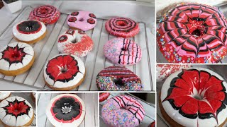 تزيين الدونات بشكل جديد وراقي / فيديو تحت طلبكم donuts decorations / عالم ليلى