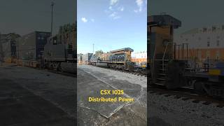 CSX 544 Distributed Power Unit on I025 #locotrol #distributedpower @CameraBryan #dpu #dp #train