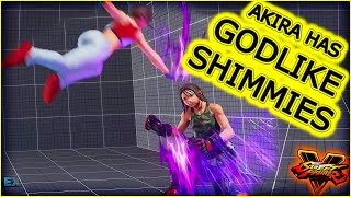 Akira has godlike shimmy setups Street fighter V Season 5 Akira and Oro Patch day 1