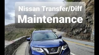 Nissan Rogue Transfer and Differential Oil/Fluid Change