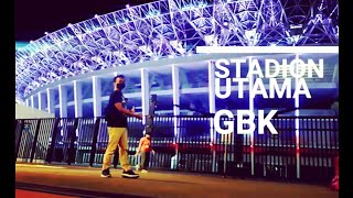 BEROLAHRAGA MALAM DI KAWASAN GBK - SAAT PSBB JAKARTA