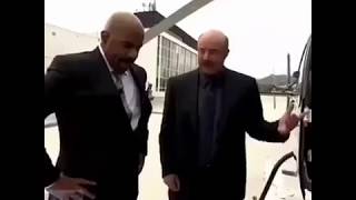 Dr. Phil and Steve Harvey Go On A Helicopter Ride