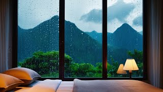 SLEEP Soundly Enjoy the Sound of Heavy RAIN From Outside the Room Window