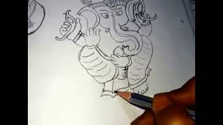 Lord Ganesha drawing