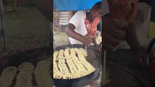 A Hard working man making jilebi | #hardworkingman | #jilebi | #shorts | Jilebi Street Food