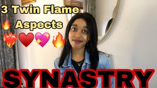 SYNASTRY 3 Twin Flame 🔥 Synastry Aspects❤️‍🔥♥️💖