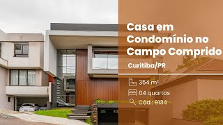 Casa em Condomínio, 04 Suítes, 04 Vagas, Piscina, Campo Comprido, Curitiba.