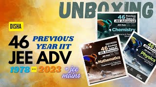 Unboxing Disha Errorless 46 years PYQ Jee Advanced (1978 - 2023) + Jee Mains (2013 - 2023)