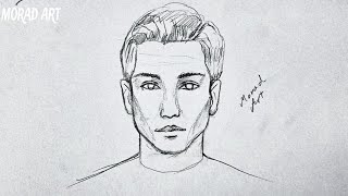 face drawing steps \very easy sketch drawing