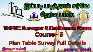 TNPSC Field surveyor /Class 11 / Plane Table Survey Inking Tracing Coloring