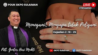 Ibadah Live Streaming | Minggu 21 April 2024 | POUK GKPO Sulaiman |