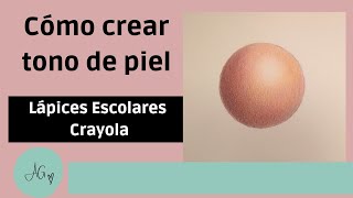 Crear piel con lápices de colores escolares-Principiantes