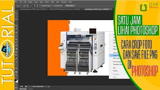 Cara Crop Foto dan Save File Jenis PNG di Photoshop