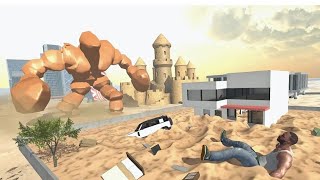 Franklin Survive Sandstorm in Indian Bike Driving 3D