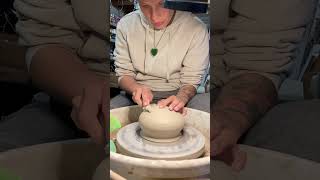 Trimming is just as fun #ceramics #potterylove #clay #pottery #shorts