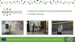 Seven steps for optimal cleaning and disinfection in broiler houses