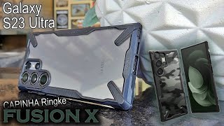 SAMSUNG S23 ULTRA, CASE RINGKE FUSION X, REVIEW COMPLETO, VALE A PENA?