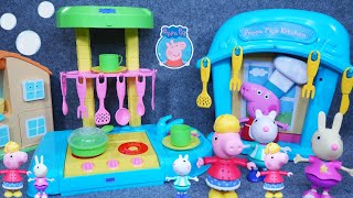 15 Minutes Satisfying with Unboxing Cute Peppa Pig Kitchen Playset, Park Playset | Review Toys