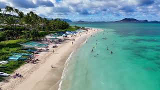 Lanikai Beach, Hawaii Drone Footage