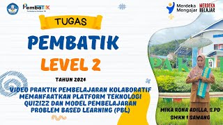 Tugas Pembatik Level 2 Tahun 2024 | Implementasi TIK