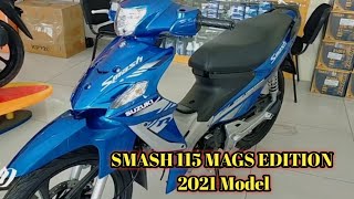 Smash 115 Mags Edition 2021 model specs and Colors // Suzuki Smash 115