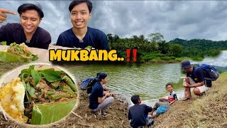 MUKBANG PECEL DENGAN MAS FARID..‼️ mancing di waduk Sermo ‼️