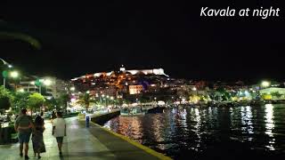 kavala at night